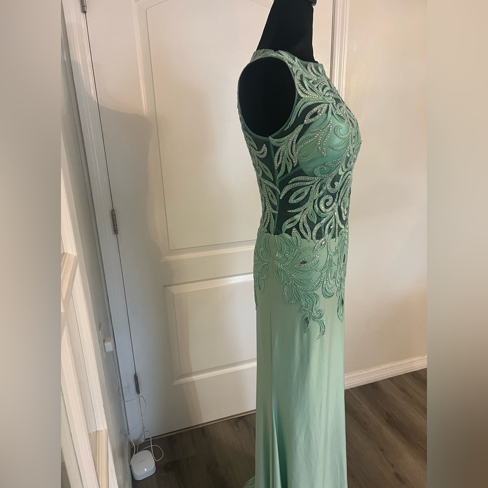 Dancing Queen Mint Green Maxi Dress